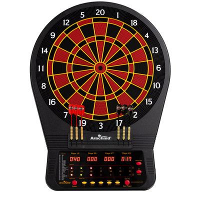 Arachnid Cricket Pro 650 Electronic Dart Board with Darts