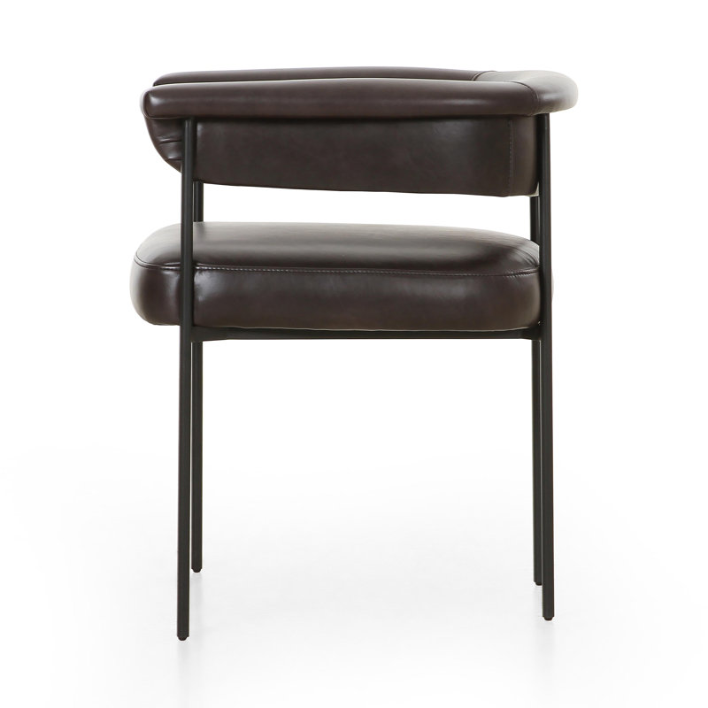 Carrie Dining Chair-Chaps Saddle, Sonoma Black