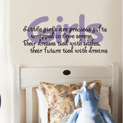 Text & Numbers Non-Wall Damaging Wall Decal