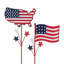 Ensemble de deux pots de fleurs décoratifs en métal 18 pouces Americana-133200723
