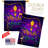 Double Sided 40'' H x 28'' W Polyester Mardi Gras Flag Set