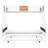 Metal Twin Over Full Bunk Bed with Trundle, Space-Saving Kids & Teens Bed,  Metal Frame for Dorm, Bedroom, Guest Room-273857802