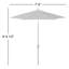 Parasol de marché 90 po Che-88369801