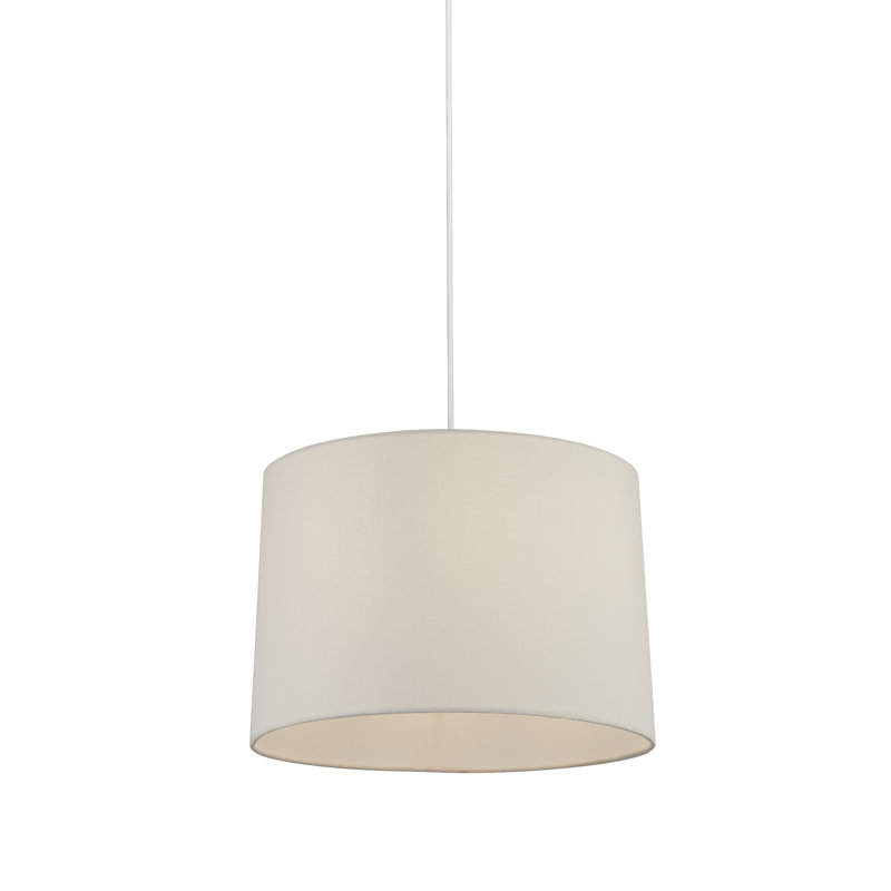 26.5 cm H Drum Lamp Shade ( Clip On ) in Ivory