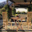 Cia Outdoor Teak Dining Side Chair