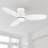 48" Alcides 3 - Blade LED Smart Flush Mount Ceiling Fans with Light-1635912999