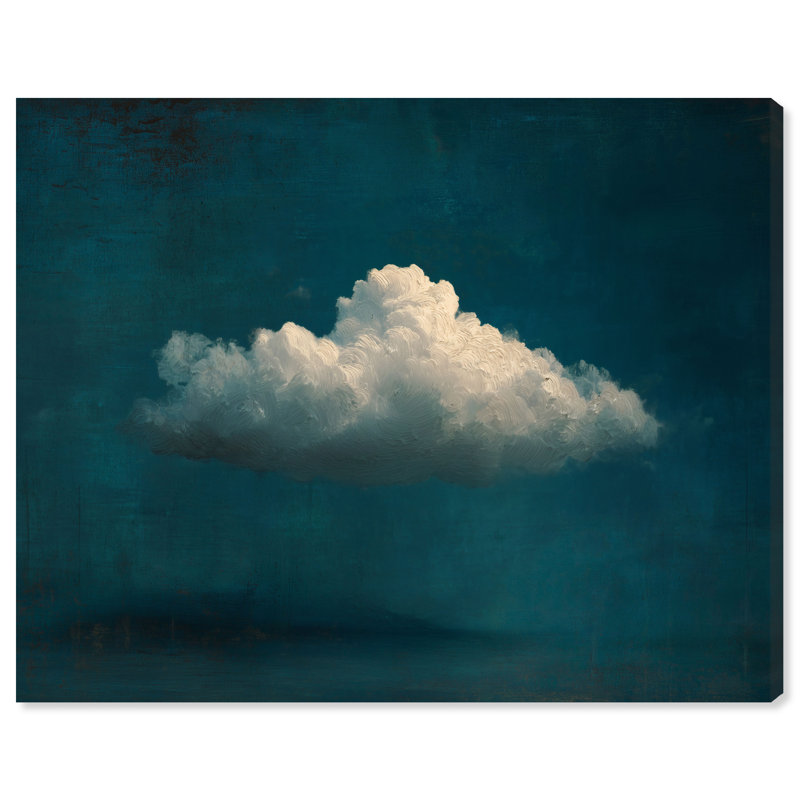«Azure Float I», reproduction d'art sur toile par Art Remedy, galerie tendue, 36 x 30, H 36 po x l 30 po