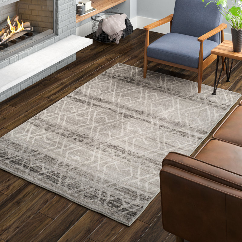 Muniz Performance Geometric Rug, Rectangle 8' x 10'