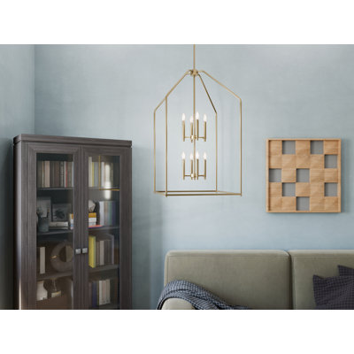 43" XL 8-Light Foyer Pendant