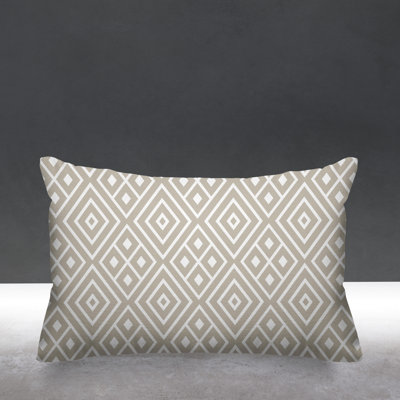 Nina Geometric Outdoor Reversible Throw Pillow