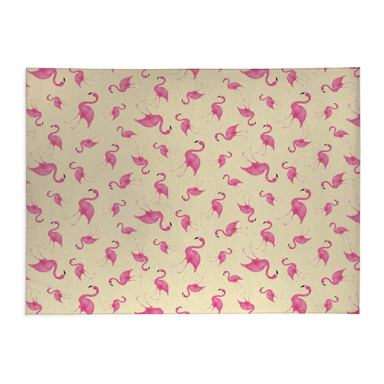Summer Flamingo Outdoor Rug