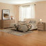Modern Fluted 3-Drawer Nightstands With Charging Station & 6-Drawer Dresser Set
