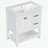 Berdyne 30'' Bathroom Vanity with Solid + Manufactured Wood Top