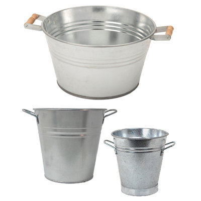 Covan Metal Pot Planter