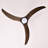52" Ceiling Fan, Indoor Outdoor Ceiling Fan With Light With Remote Control, Noiseless Reversible Motor, 6 Speed ,3 Color , For Patio Living Room, Bedroom, Office,Indoor-1303491114