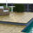 Interlocking Deck Tiles Striped Pattern-116436923