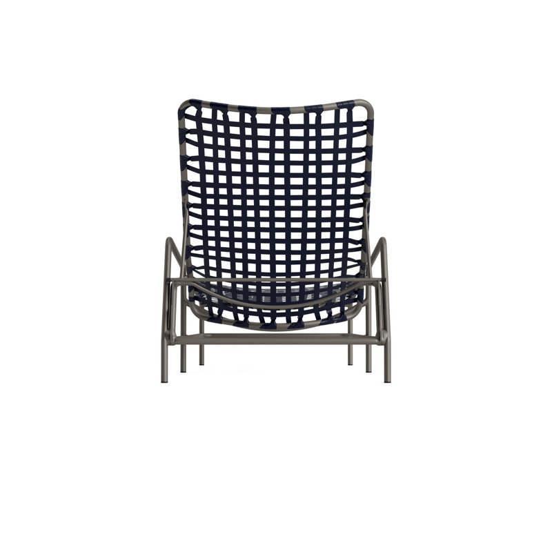 Kantan Outdoor Chaise Lounge, Marine/Mica