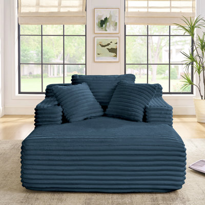 Corduroy Upholstered Removable Living Room Compressed Chaise Lounge Foam Sofa bed