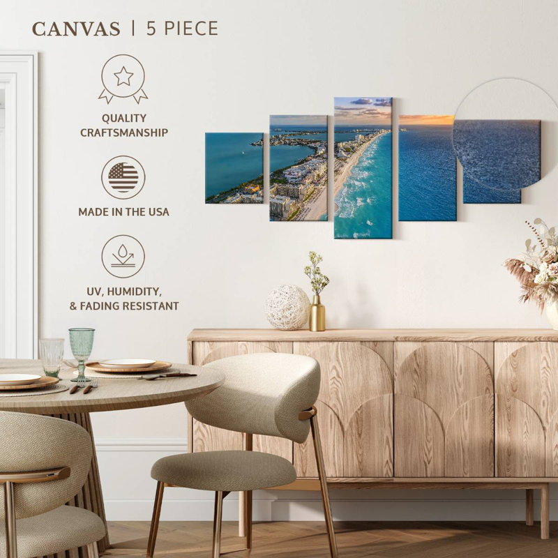 Cancun Hotels, 24" H x 55" W