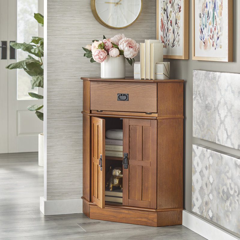 Gulley 2 Door Corner Accent Cabinet