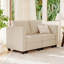 Canapé-lit modulaire en velours côtelé avec rangement 59 po Vevey-867488242