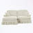 Chenille Loveseat with Flared Arms and ottoman-96757127