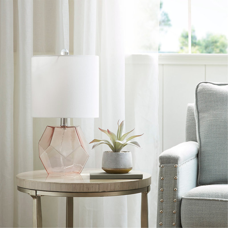 Geometric Glass Table Lamp