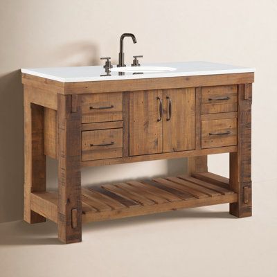 Bromley 48" Pine Single Bathroom Vanity