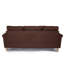 Canapé modulaire en tissu café foncé avec structure en bois Comfy-446001160