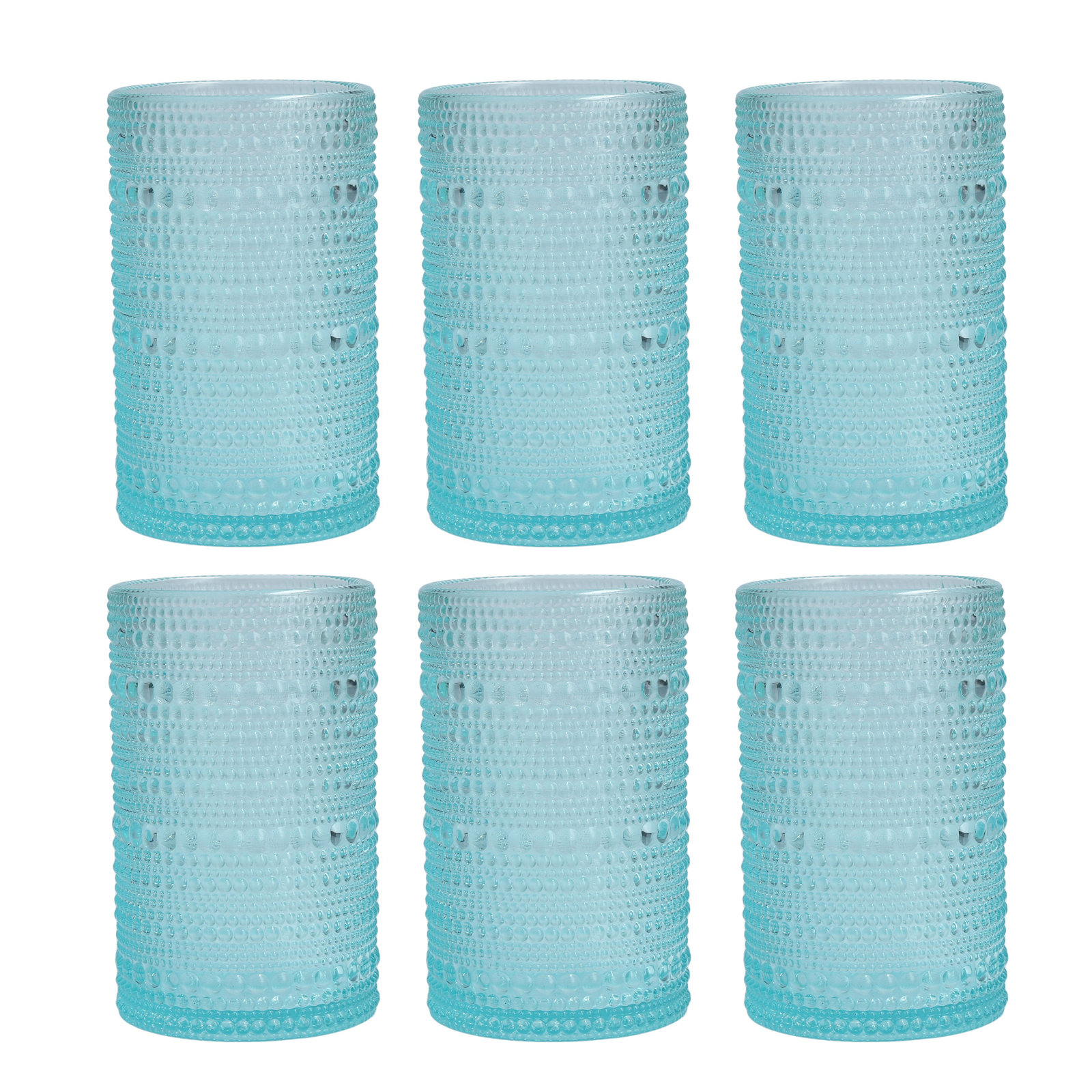 Jupiter Drinking Glass, 13 oz., Blue