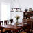 Billiard Bowling Pin Pendant Light, 3-Light Chandelier