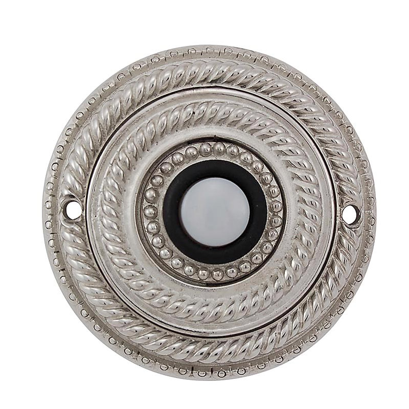Sanzio Push Button, Polished Nickel