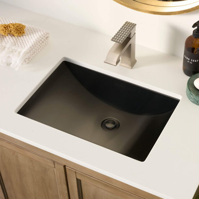 Lavabo de salle de bain rectangulaire 18 po x 12 po Ruvati