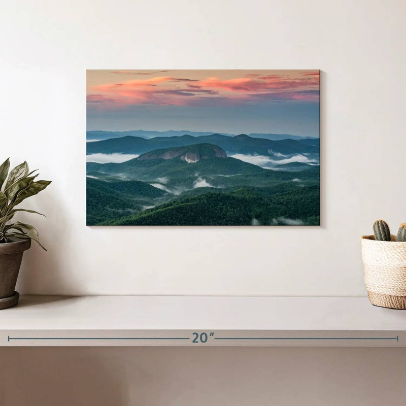 Kerrick Misty Blue Ridge Mountains, H 8 po x l 12 po