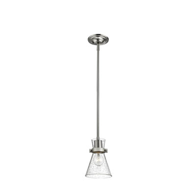 Amelie 1 - Light Brushed Nickel Single Pendant