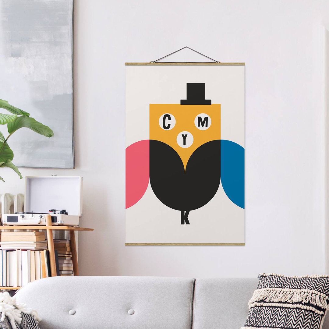 Grafikdruck Cmyk Owl