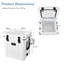 Costway 31L Ice Chest in White