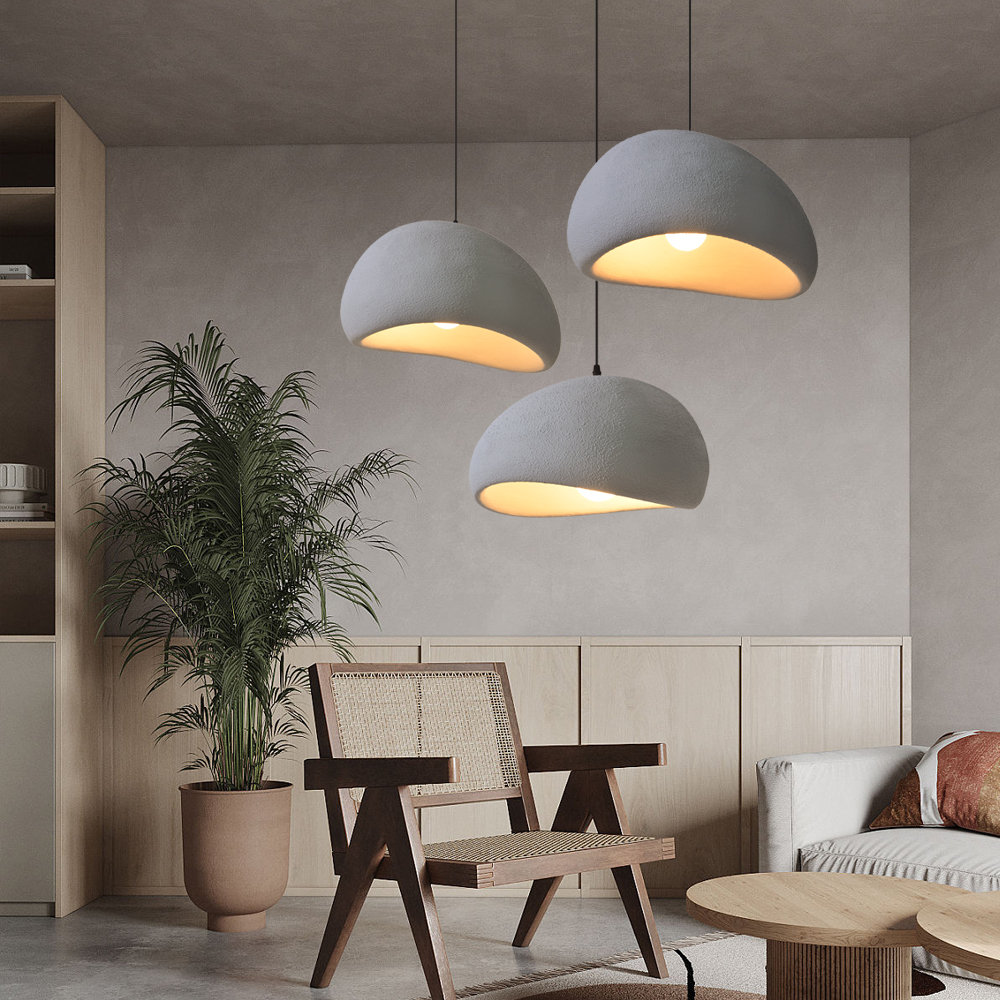 Prim Single Light Dimmable Pendant, 82" H x 19.68" W x 15.74" D