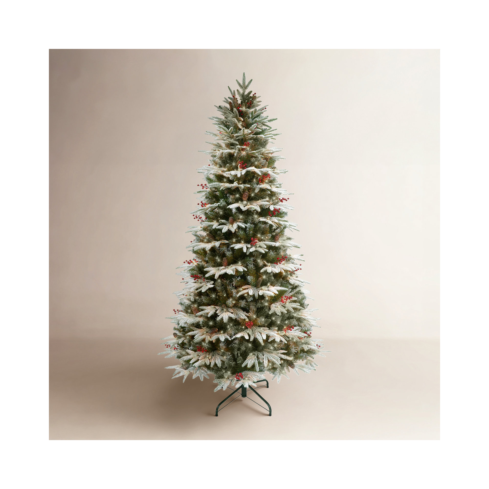78' Lighted Artificial Fir Christmas Tree