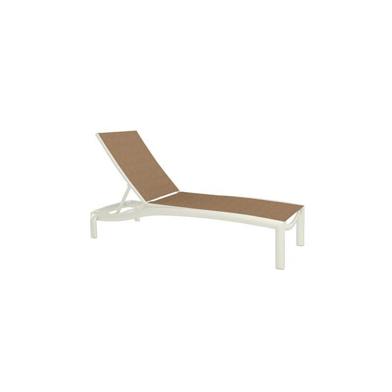 Kor Outdoor Chaise Lounge, Rincon, Parchment