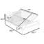 Grand lit plateforme tapissier avec tête de lit à DEL et rangement hydraulique à levage latéral-129424939