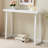 Claude Rectangular Console Table with Shelf – Sleek and Modern Entryway, Hallway, or Sofa Table with Trapezoidal Legs-1619113775