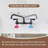 Double-Handle 2-Hole Wall-Mount Bridge Kitchen Faucet
