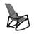 Amare Outdoor Rocking Solid Wood Chair-1830083668