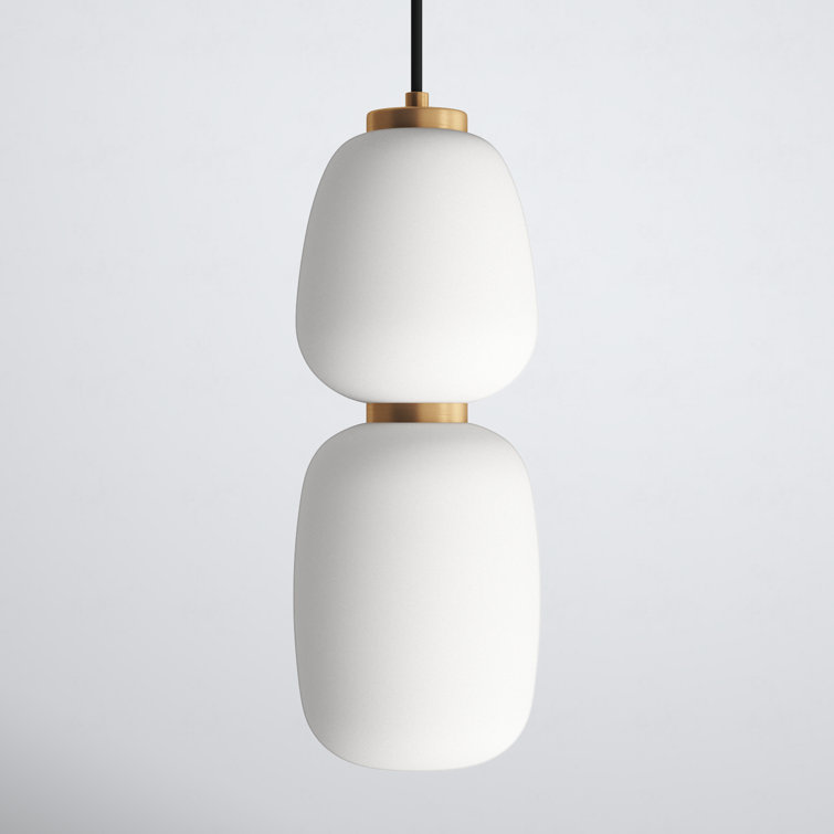 Kace 2 - Light Black/Gold LED Unique/Statement Pendant