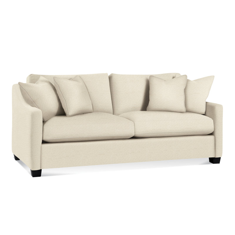 Oliver Sofa, Blue Buffalo Check; 0120-61, Black 