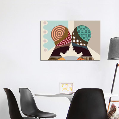 Gemini Zodiac by Lanre Studio - Wrapped Canvas Gallery-Wrapped Canvas Giclée