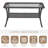 Fiorillo 6-Piece Outdoor Wicker Patio Conversation Set With 5" Thick Cushions And 2 Lounge Chairs-1605767623