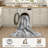 Modern Area Rug Abstract Washable Rugs with Non-Slip Backing for Living Room Bedroom-Gray-37871134