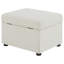 Repose-pieds avec rangement relevable hydraulique Merced Beige